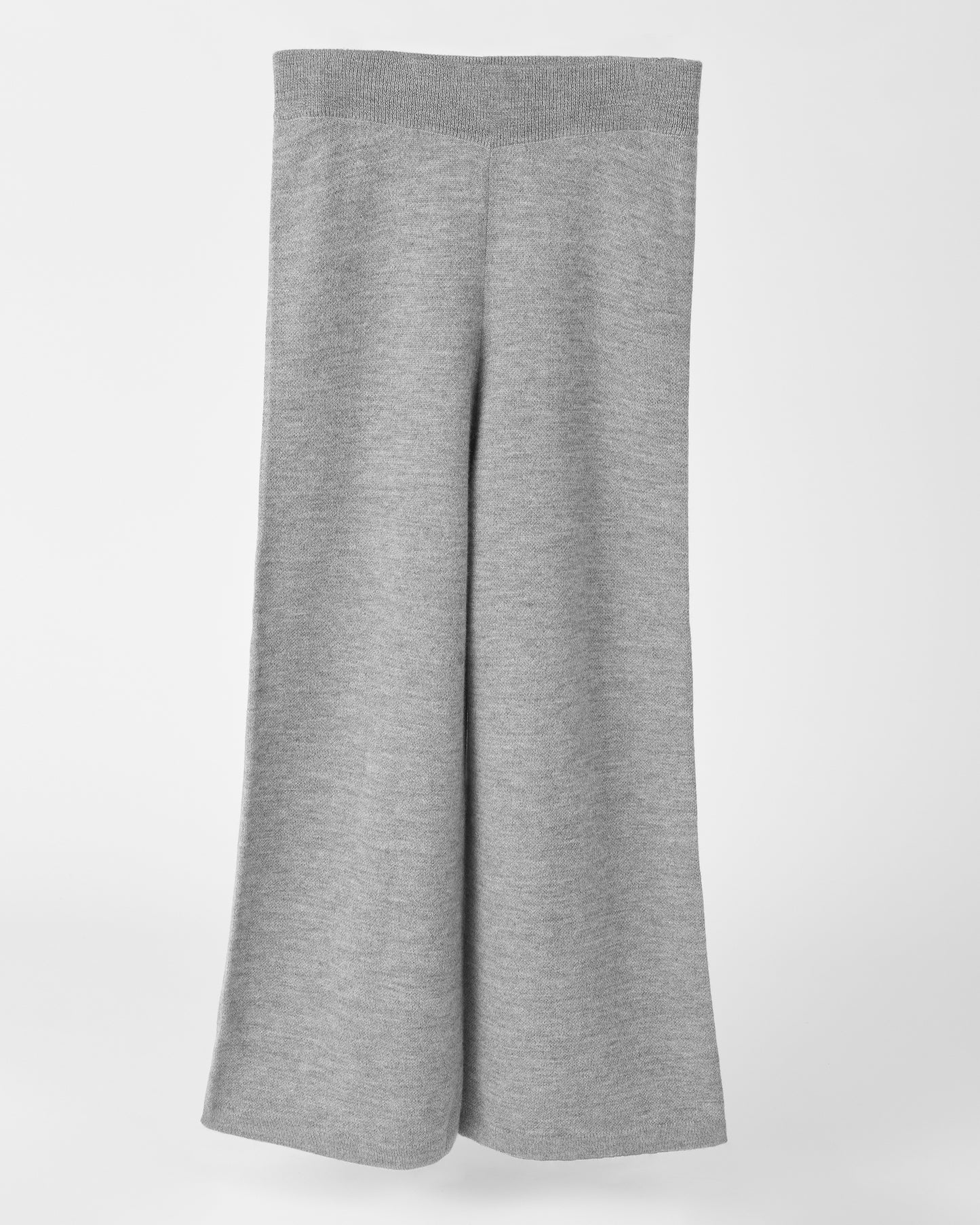 Gray royal alpaca knit pants