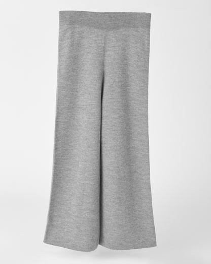 Gray royal alpaca knit pants